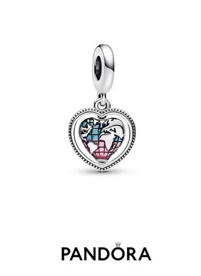 Pandora Violet PANDORA Jewelry Cubic Zirconia Pendant 925 Sterling Silver  - Image 1