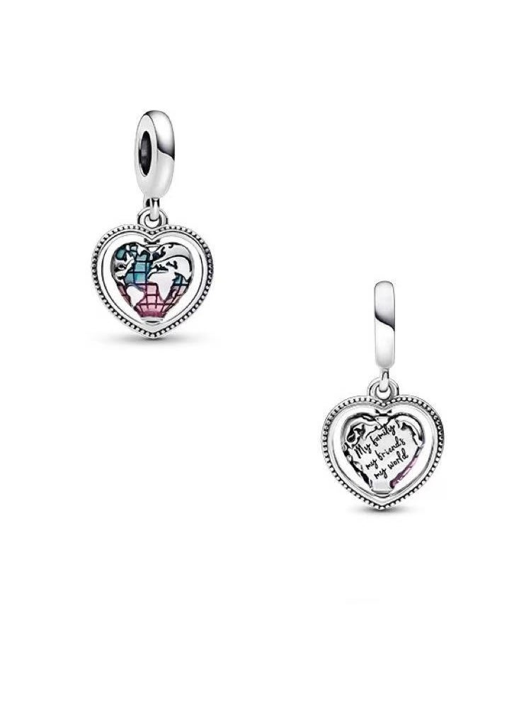 Pandora Violet PANDORA Jewelry Cubic Zirconia Pendant 925 Sterling Silver  - Image 3