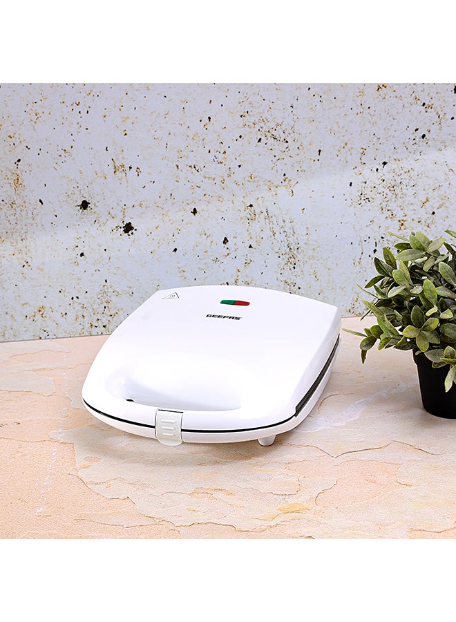 GEEPAS 12-Cavity Non-Stick Doughnut Maker 1100 W GDM3760 White - Image 5