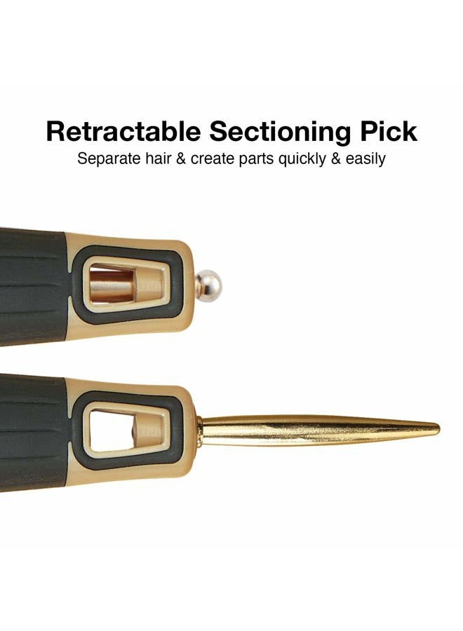 Olivia Garden NanoThermic Ceramic + Ion Hair Brush, NT-54G, 2 1/8" - Image 4