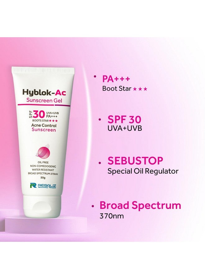 Regaliz Hyblok Acne Control Kit | Moisturzing Gel & Sunscreen Gel - Image 5