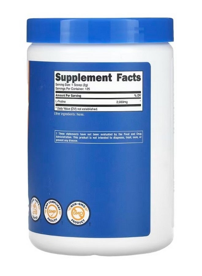 Nutricost L Proline Unflavored 8.8 Oz 250 G - Image 2