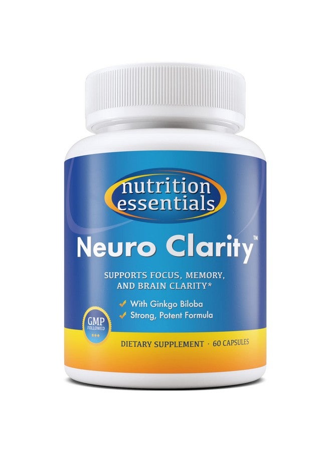Nutrition Essentials Nootropic Brain Support Supplement - Caffeine-Free Capsules That Support The Brain - Brain Support Pills with St. John's Wort and Ginkgo Biloba - Image 1