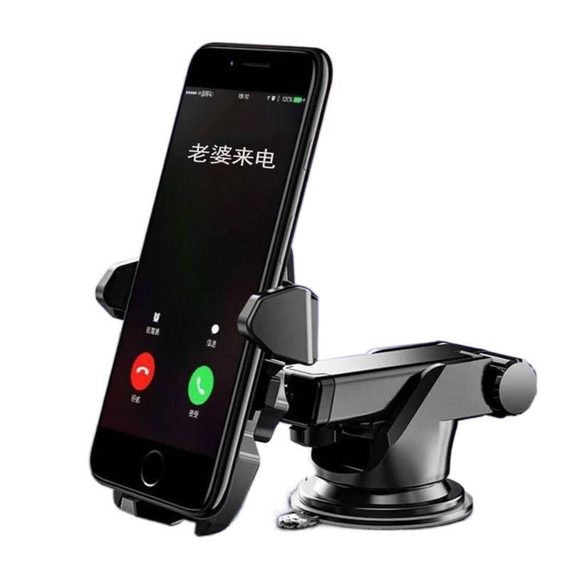 Car Phone Holder Silicone for Fits Most Smartphones Black for On The Go Carry - Image 3