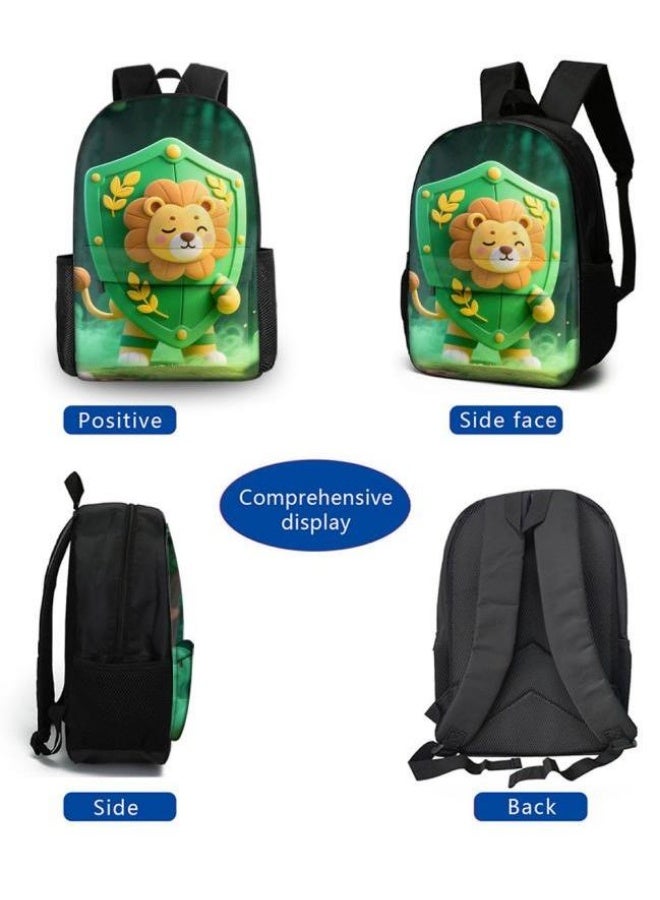 Bright Li Fire Fashion password for student teenagers! Popular cartoon bag three-piece set, practical and eye-catching (available for students, children, friends outings, mountain climbing, school, etc.) - 80 - Image 3