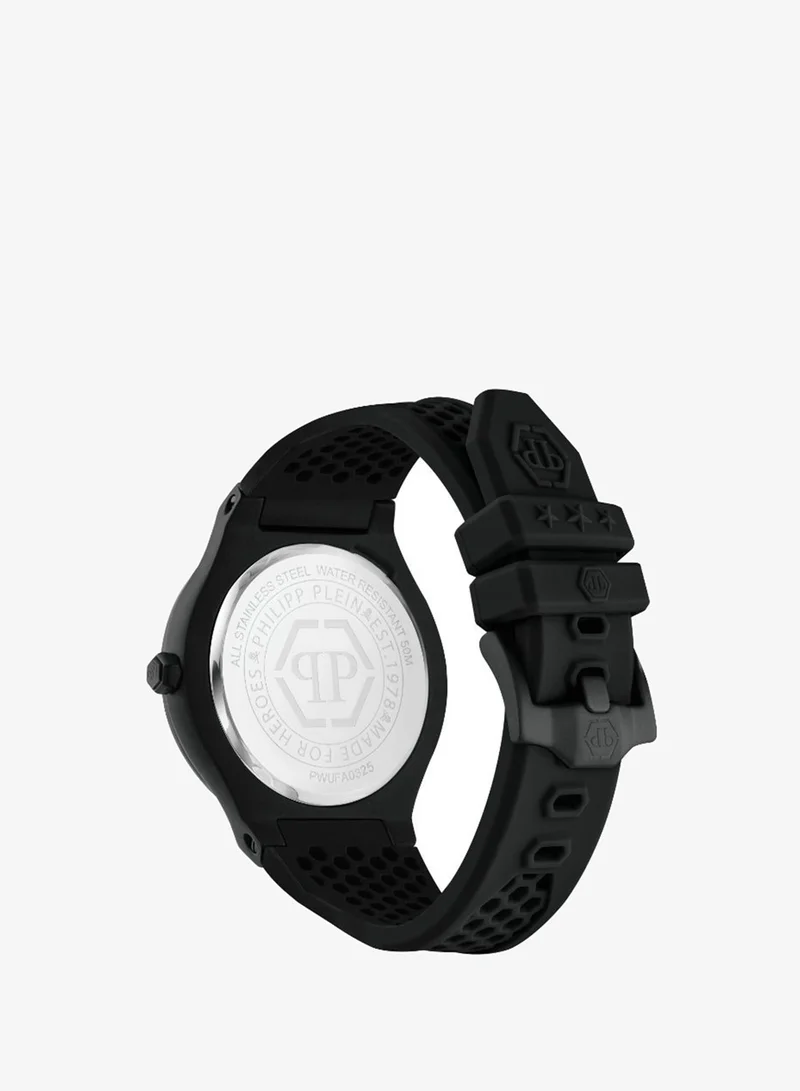 Philipp Plein  Plein Underdog 44mm Quartz Men's Watch with Silicone Strap for Men | Best Price UAE