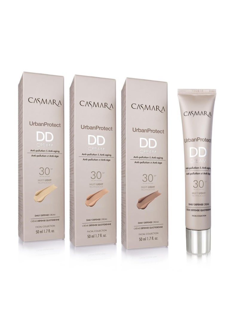 Casmara DD Cream Urban Protect 50 ml Anti-Pollution Anti-Aging Moisturizer SPF 30 (Dark)