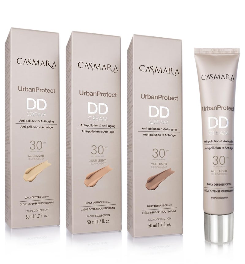 Casmara DD Cream Urban Protect 50 ml Anti-Pollution Anti-Aging Moisturizer SPF 30 (Dark) - Image 1