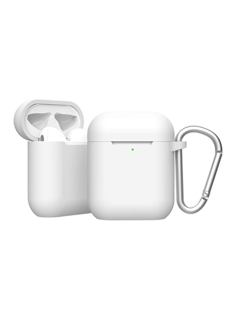 GREEN LION Green Berlin Series Silicone Case for Airpods 1/2 - White - Image 1