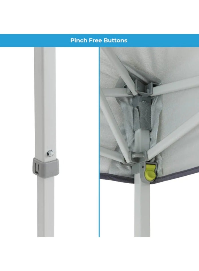 معدات كور مظلة فورية مقاس 6 × 4 بوصة مع نصف جدار شمسي - Image 5