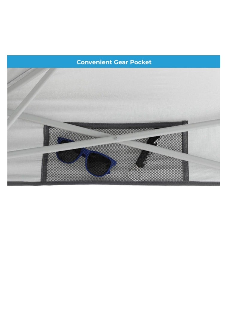 معدات كور مظلة فورية مقاس 6 × 4 بوصة مع نصف جدار شمسي - Image 4