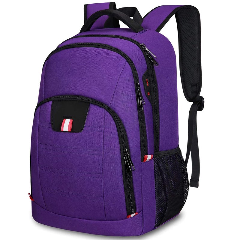 Della Gao Della Gao Travel Laptop Backpack, Water Resistant Work Backpack with Laptop Compartment, Airline Approved Computer Backpack Fit 15.6 Inch Laptops for Men and Women  - Image 1
