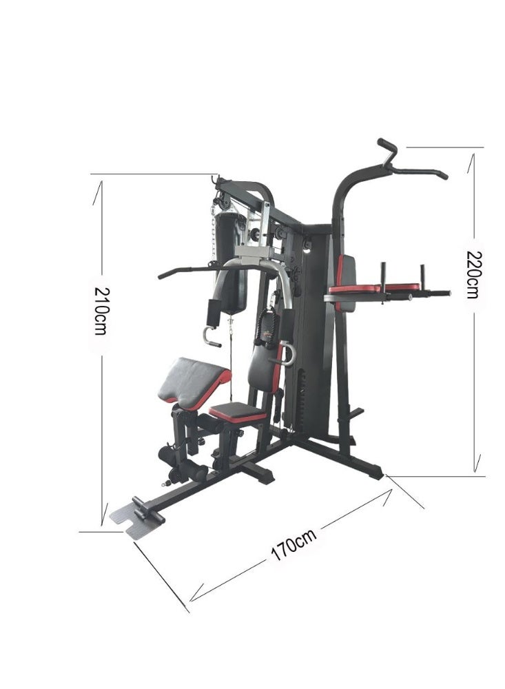 bunca D03-01 Home Gym: Over 40 Exercises, A Complete Gym in Your Home, Bench, and Exercise Chair - Image 1
