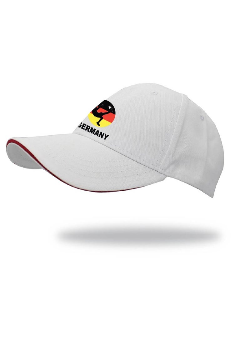PRINTSHOP4ME Germany Unisex Adult Football Cap for Both Men and Women With Metal Adjustable Buckle Closure - Perfect for Football Fans, Match Days, Outdoor Activities, and Everyday Wear - Image 4