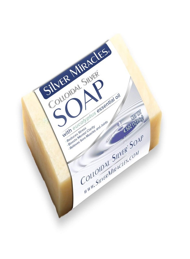 Silver Miracles Colloidal Silver Soap Scented With Eucalyptus - Image 1