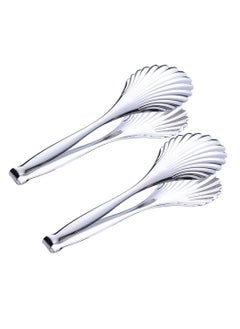 Excefore Salad Serving Tongs Toast Tongs Stainless Steel Food Tong for Cooking Ice Cake Bread BBQ Buffet Utensil Kitchen Gadgets Buffet Utensil Kitchen Gadgets (2-Pcs 12 Inch)  - Image 1