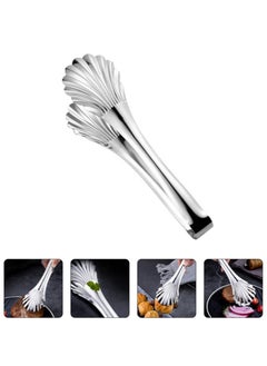 Excefore Salad Serving Tongs Toast Tongs Stainless Steel Food Tong for Cooking Ice Cake Bread BBQ Buffet Utensil Kitchen Gadgets Buffet Utensil Kitchen Gadgets (2-Pcs 12 Inch)  - Image 2