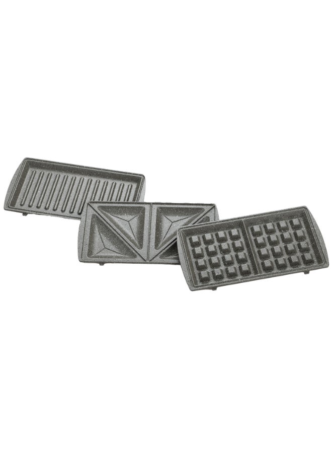 XPER Xper Healthy grill 750 watts, granite surface, 3 * 1, black, XPST-500M - Image 2