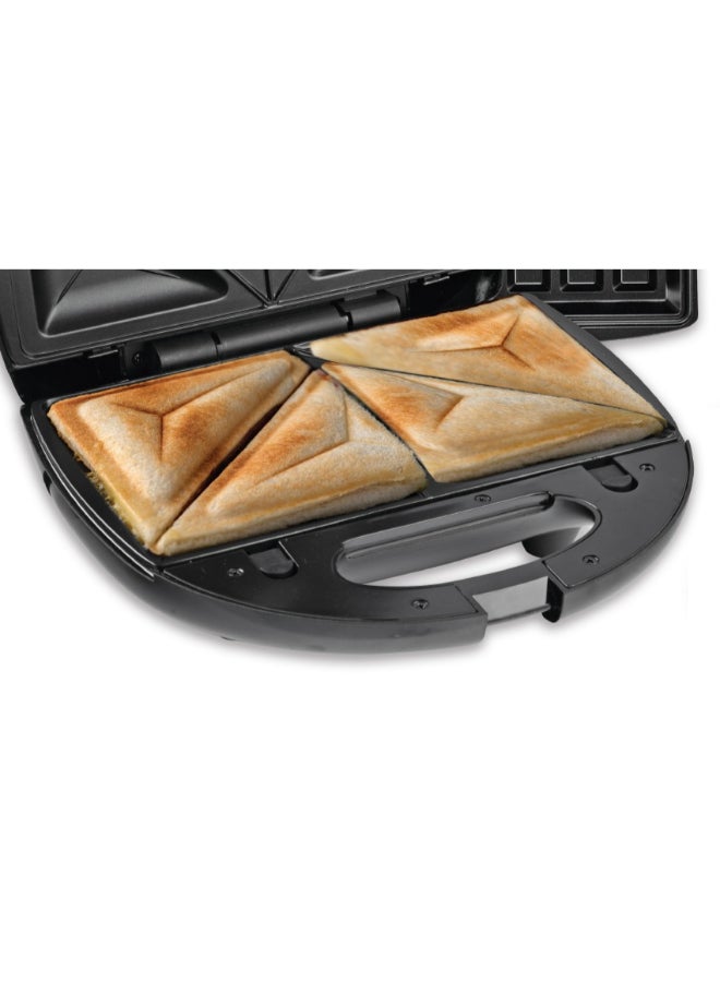 XPER Xper Healthy grill 750 watts, granite surface, 3 * 1, black, XPST-500M - Image 5