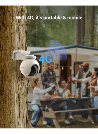 EB8 4G LTE 2K Wireless Outdoor Camera Kit with Solar Panel Type C on 10400mAh Battery, Auto Tracking, Person Detection, Night Vision, Color Vision, Two-Way Audio, Built-in GPS - view 2