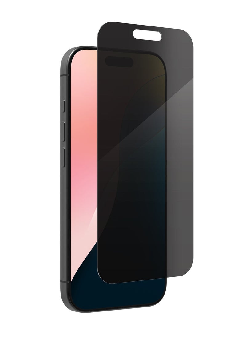 Generic Privacy Tempered Glass Screen Protector for iPhone 16 | Full Glue, Edge-to-Edge Coverage | Anti-Spy, Anti-Scratch, Bubble-Free, Anti-Fingerprint  - Image 1