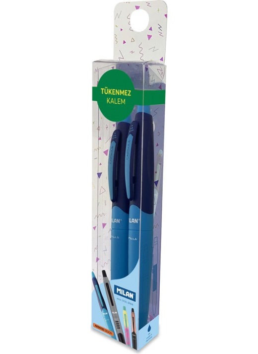 MILAN 17656590120 Capsule Blue Ballpoint Pen Blister - 2  - Image 2
