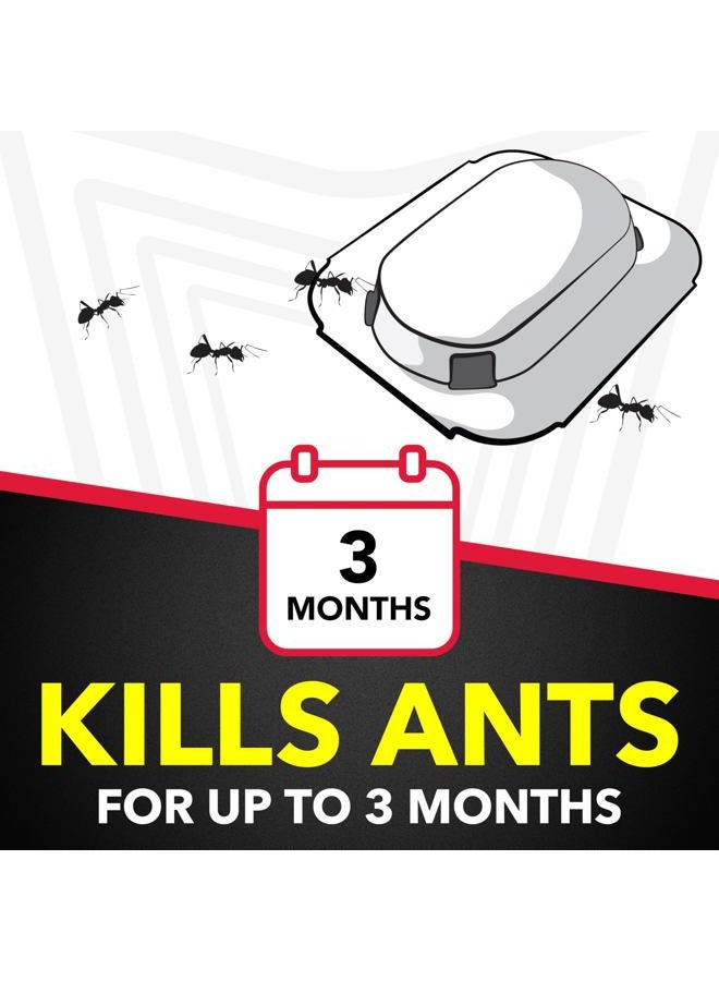 RAID طُعوم قاتلة للنمل، للاستخدام المنزلي، تقتل المستعمرة، تقتل النمل لمدة 3 أشهر، مقاومة للأطفال، 4 قطع - Image 2
