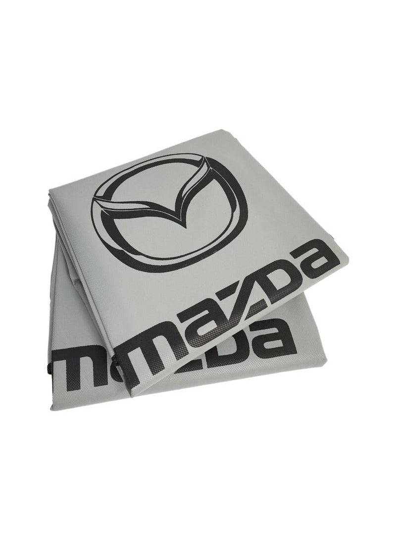 mazda High Quality Universal Car Seat Dust Dirt Protection Cover Extra Protection For Your Seat 2 Pieces Set Car Seat Cover Grey - Image 1