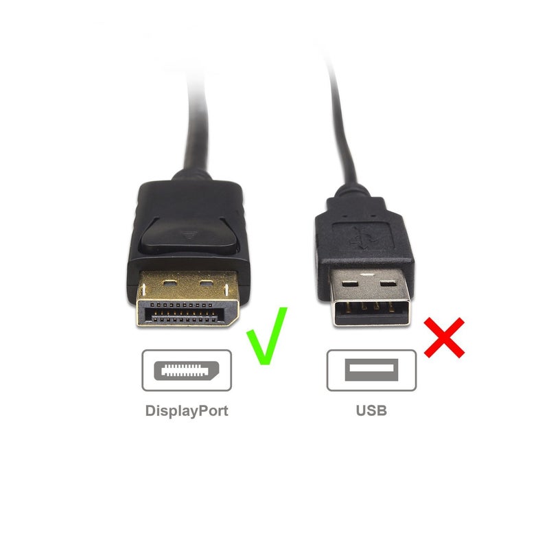 Technotech DisplayPort DP to DP DisplayPort Cable (3 Meter - Black) - Image 5