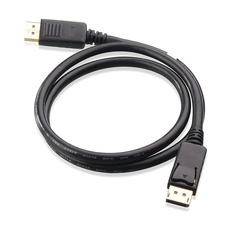 Technotech DisplayPort DP to DP DisplayPort Cable (3 Meter - Black) - Image 2