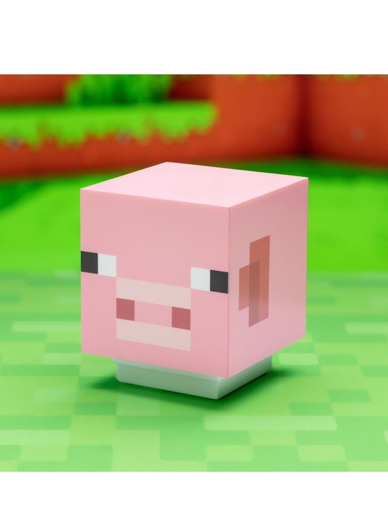 ماين كرافت مصباح ليلي على شكل خنزير من ماين كرافت، هدية ديكور منزلي للأطفال، شحن يو إس بي، بات لايت - Image 2