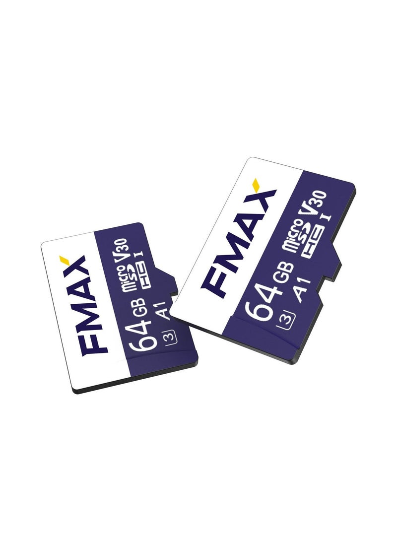 FMAX 64GB Micro SDXC memory card Read speed up to 95MB/s Enjoy easy and secure storage - Image 1