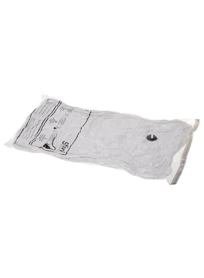 Five Simply Smart 5-Piece Air-Flat Zipper Closure Vacuum Storage Bag Set Clear 160323 - Image 3