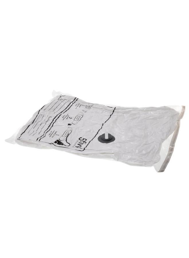 Five Simply Smart 5-Piece Air-Flat Zipper Closure Vacuum Storage Bag Set Clear 160323 - Image 2