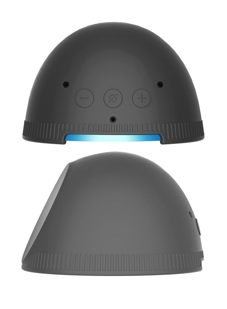 Speaker Cover, Silicone Au-dio Box Cover Case Waterproof Speaker Protective Sleeve Shockproof Anti Drop Accessories for Echo Pop, black - Image 1