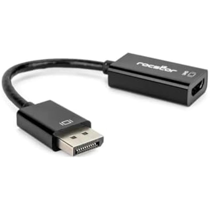 rocstor محول نشط DISPLAYPORT 1.2 إلى HDMI 4K/60HZ - M/F - أسود - Image 2
