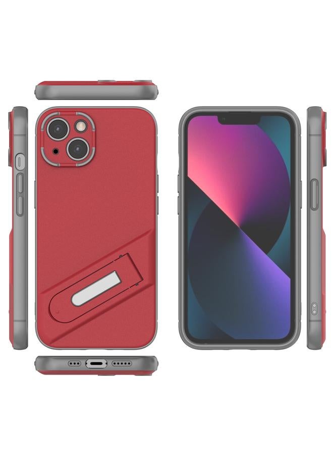 إيروريكس جراب لهاتف iPhone 13 مزود بحامل غير مرئي من مادة TPU + جراب هاتف PC - Image 2