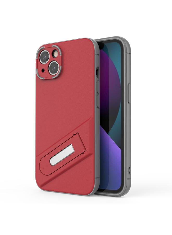 إيروريكس جراب لهاتف iPhone 13 مزود بحامل غير مرئي من مادة TPU + جراب هاتف PC - Image 1