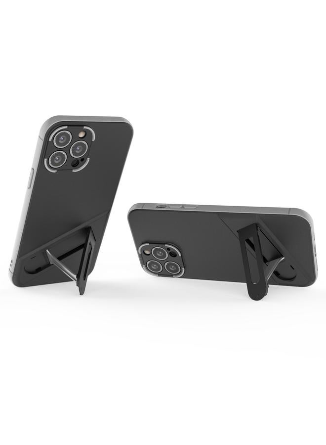 إيروريكس جراب لهاتف iPhone 13 مزود بحامل غير مرئي من مادة TPU + جراب هاتف PC - Image 4