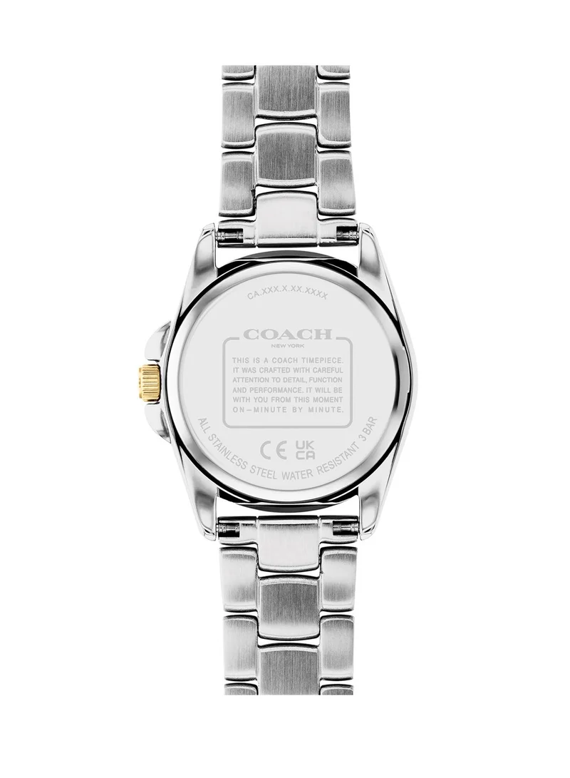COACH Greyson Steel Strap Analog Watch