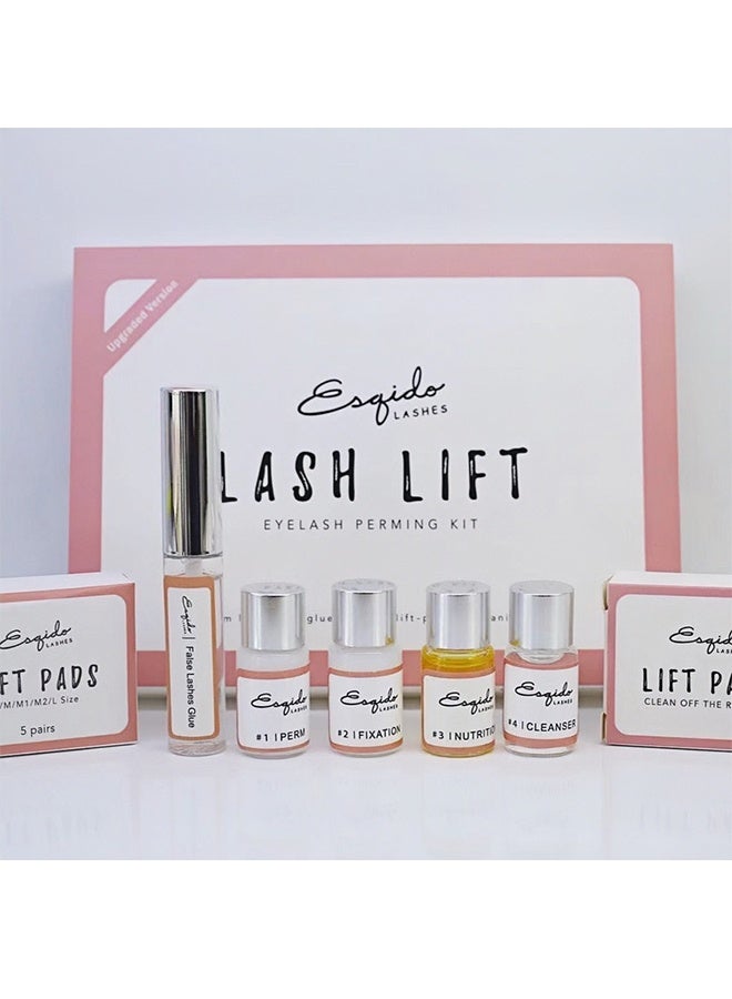 Jamal Lash Lift Kit, Eyelash Perm Kit, Professional Eyelash Curling Lash Extension Set, Glue Upgraded Version, Lash Extensions, Lash Curling, Semi-Permanent Curling Perming Wave Suitable For Salon - Image 1