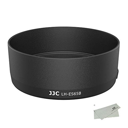 JJC غطاء عدسة لكاميرا كانون RF 50mm F1.8 STM على كاميرات EOS R6 R5 RP R، غطاء عدسة قابل للعكس بديل لغطاء عدسة كانون ES-65B، متوافق مع فلاتر 43mm وغطاء عدسة 43mm - Image 1