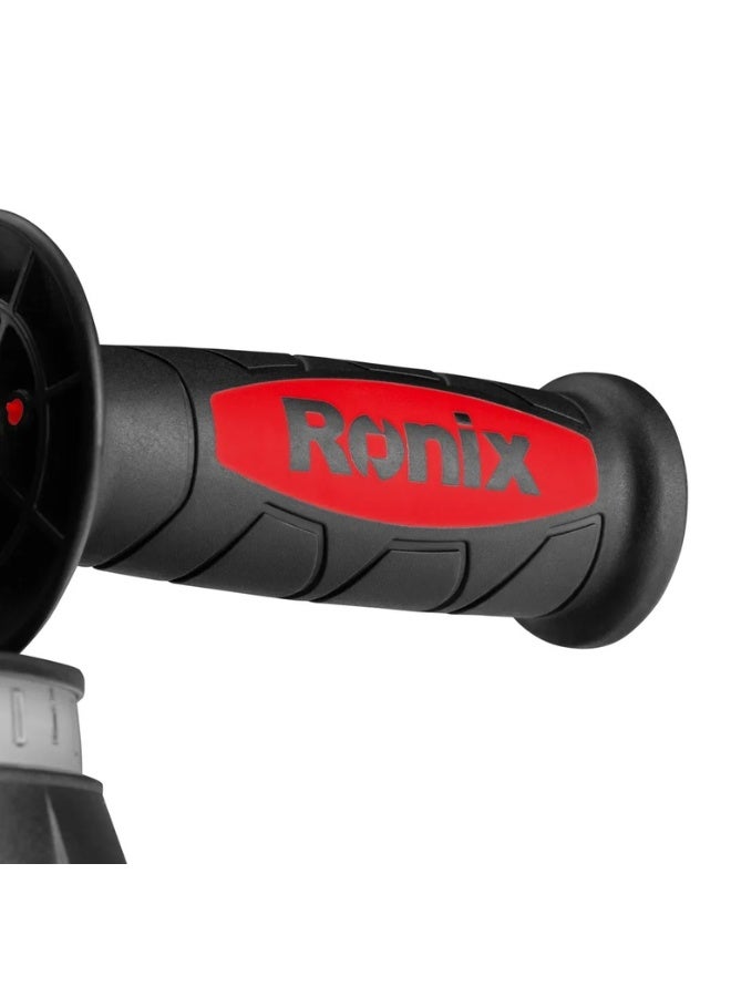 RONIX Drywall Sander 810W – Variable Speed 1500-2800RPM, LED Light, Auto Dust Removal, Flexible Swivel Head, 180mm Disc, German Technology, Wall & Ceiling Sander #6201 - Image 2