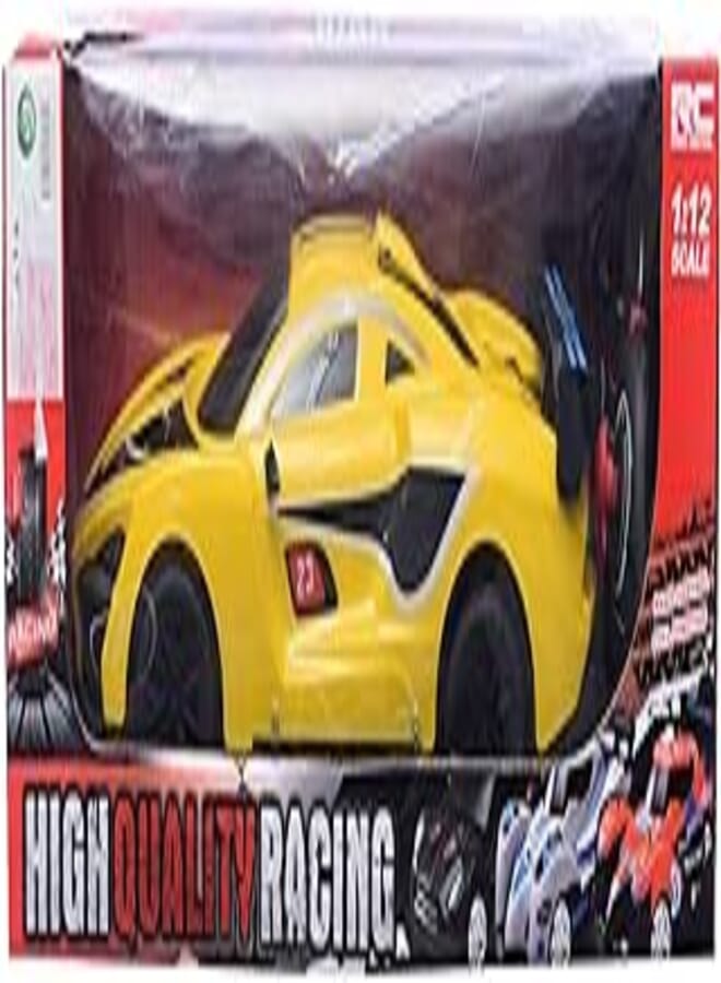 GTG TOYS -G1 1:12 rc RC Racing Car - Yellow - (GTG TOYS)