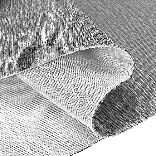 Flushbay Speaker Grill Cloth Gray Speaker Fabric Cover Material Vintage Dustproof Home Speakers/Media Cabinet/Stage Speakers/KTV Boxes Repair Fabric 19.7"x61.02" (Light Grey) - Image 5