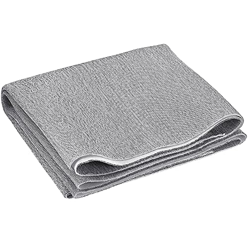 Flushbay Speaker Grill Cloth Gray Speaker Fabric Cover Material Vintage Dustproof Home Speakers/Media Cabinet/Stage Speakers/KTV Boxes Repair Fabric 19.7"x61.02" (Light Grey) - Image 3