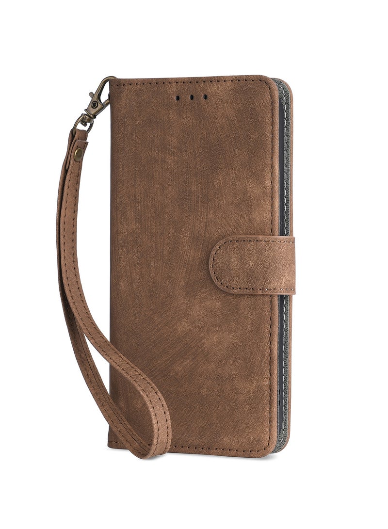 غطاء فيفو V40 / فيفو V40 برو مع حزام يدوي، حماية كاملة للجسم ضد الصدمات من الجلد الصناعي، غطاء مقلوب محفظة مع خاصية الحماية من السرقة RFID - Image 5