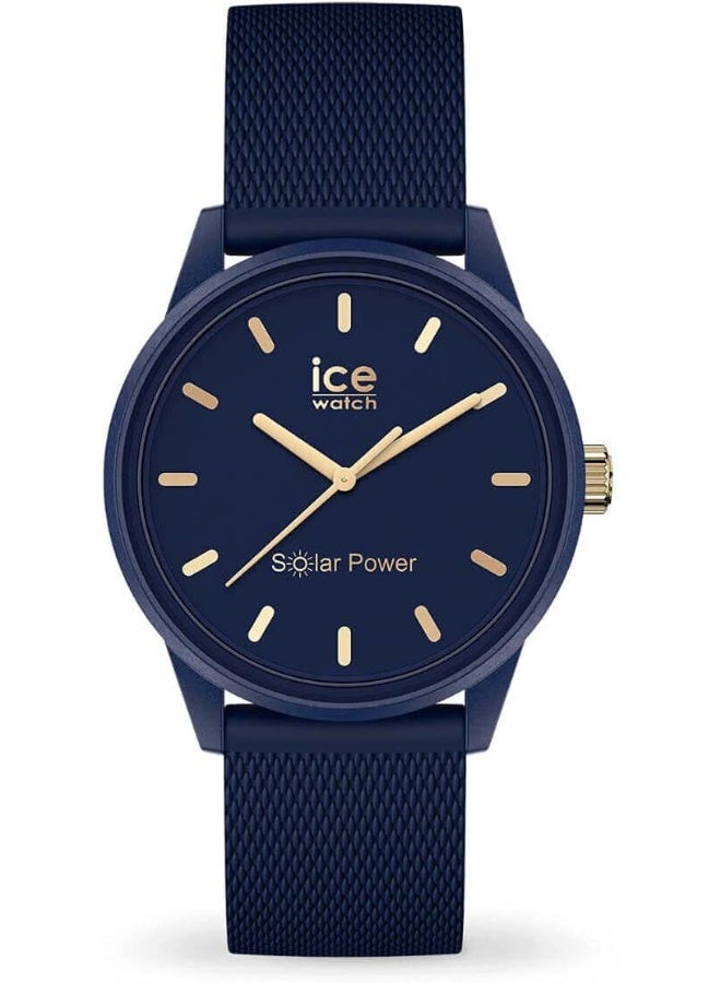 Ice Watch Ice-Watch - ICE Solar Power Navy Gold Mesh - Women's Wristwatch with Silicon Strap - Image 1