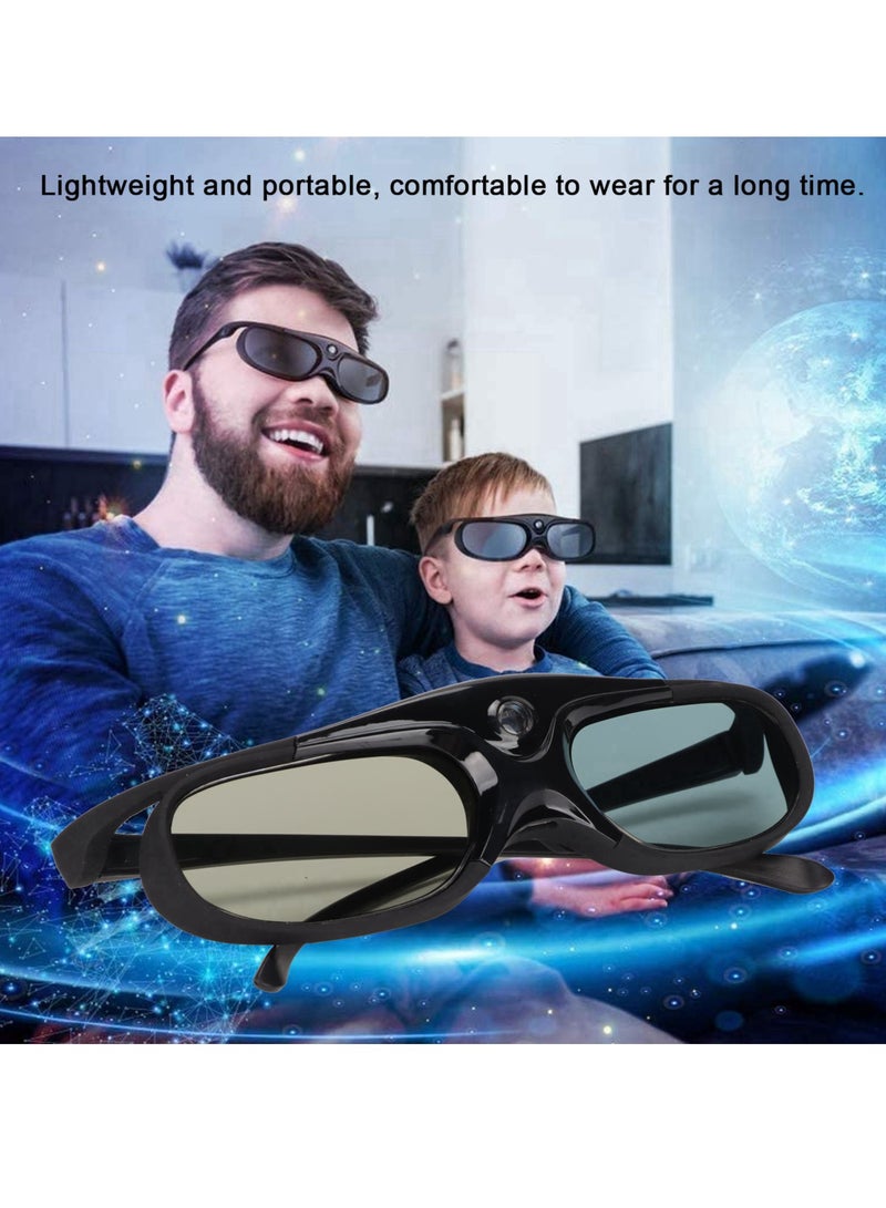 2Pcs 144Hz 3D Active Shutter Glasses DLP LinK LCD Lens 3D Glasses for 3D DLP Orojectors - Image 2