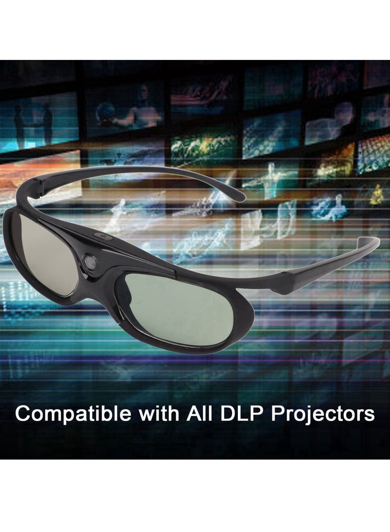 2Pcs 144Hz 3D Active Shutter Glasses DLP LinK LCD Lens 3D Glasses for 3D DLP Orojectors - Image 4